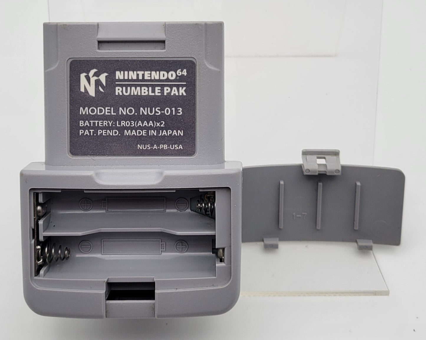 Custom "No-Battery" Modded Nintendo 64 Rumble Pak