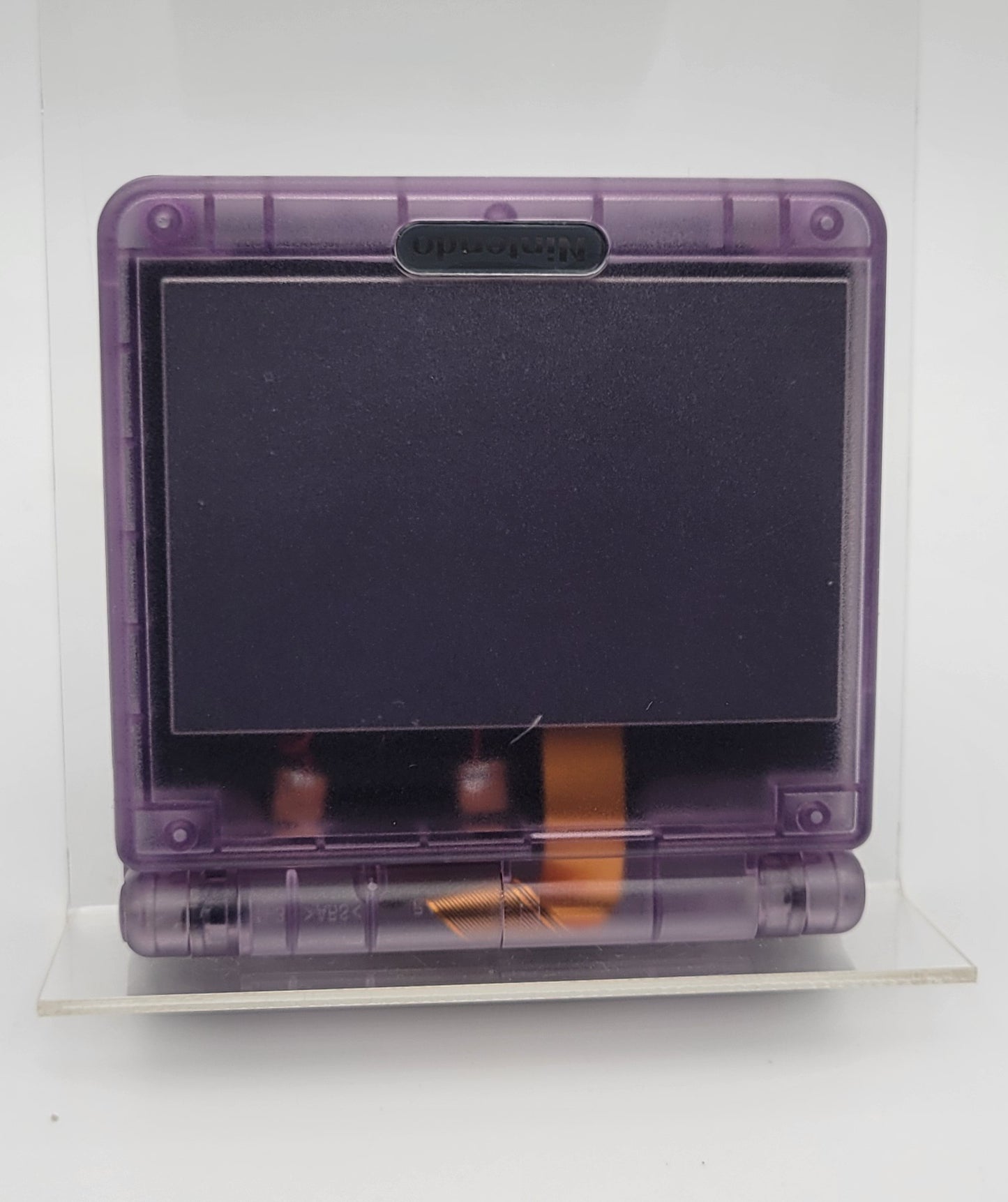 Custom Game Boy Advance SP – Clear Purple - IPS, USB-C, Full Recap, & More